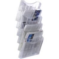 Archivo 2000 A4 liggend Folderhouder Wandmontage Transparant 6136 CS TP 32,5 (B) x 19 (D) x 58 (H) cm