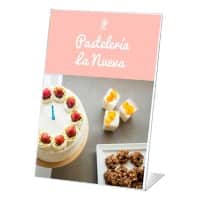 Archivo 2000 Bordhouder A7 L-vorm 7,5 (B) x 3,5 (D) x 10,5 (H) cm Transparant  