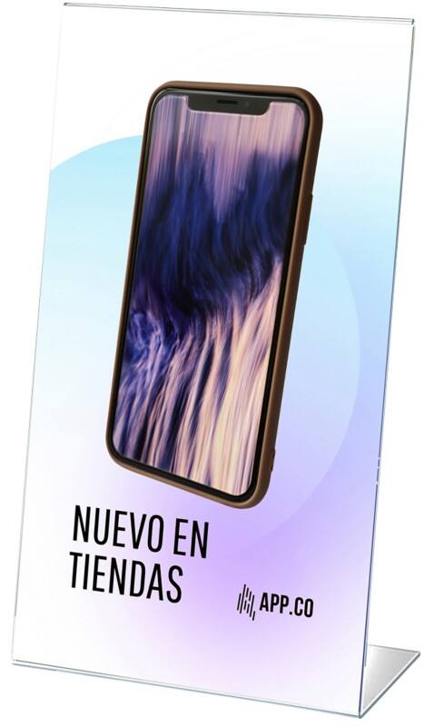 Archivo 2000 Bordhouder DL L-vorm 10 (B) x 6 (D) x 21 (H) cm Transparant  