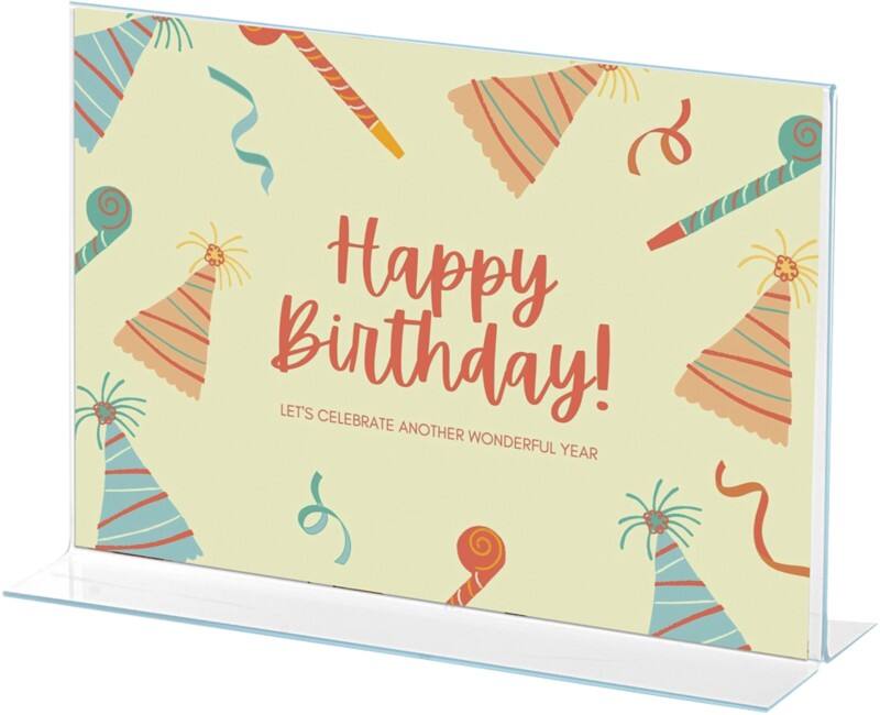 Archivo 2000 Bordhouder A5 liggend T-vorm 21 (B) x 6,5 (D) x 15,5 (H) cm Transparant