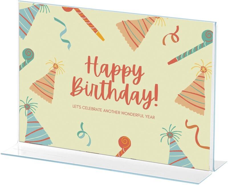 Archivo 2000 Bordhouder A3 liggend 1 Niveau T-vorm 42 (B) x 10 (D) x 30,5 (H) cm Transparant