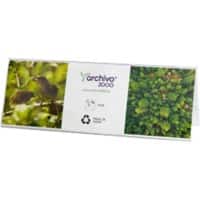 Archivo 2000 Tafelnaambord 30 x 8,5 x 10,2 cm PS (Polystyreen) Transparant