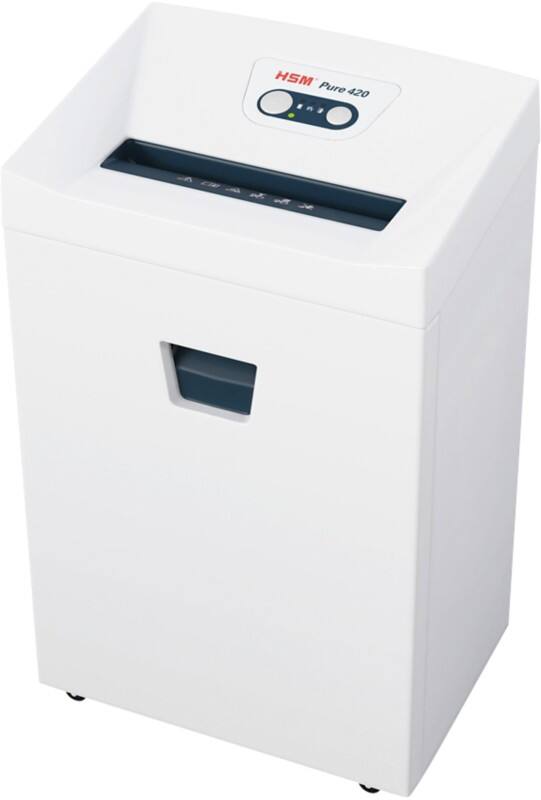 HSM Pure Papierversnipperaar Veiligheidsniveau P-5, T-5, E-4, F-2