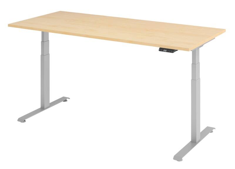 VLXK65 Elektrisch hoogteverstelbaar Zit-sta-bureau Ahorn C-Voet 1,800 (B) x 800 (D) x 1,295 (H) mm Spaanplaat, Staal