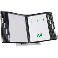 Djois Zichtpanelensysteem 20 Panelen A4 Metaal Grijs