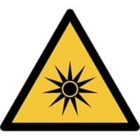 Djois Veiligheidsbord Waarschuwing: optische straling Klevend, schroeven PP (Polypropeen) 15 (B) x 0,14 (H) cm