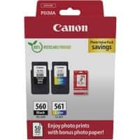 Canon 560, 561 Origineel Inktcartridge Cyaan, Geel, Magenta, Zwart Pak van 2