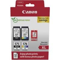 Canon 575, 576 Origineel Inktcartridge Cyaan, Geel, Magenta, Zwart Pak van 2