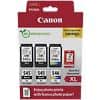 Canon 545, 546 Origineel Inktcartridge Cyaan, Geel, Magenta, Zwart Multipak van 3
