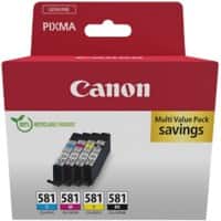 Canon 581 Origineel Inktcartridge Cyaan, Geel, Magenta, Zwart Multipak van 4