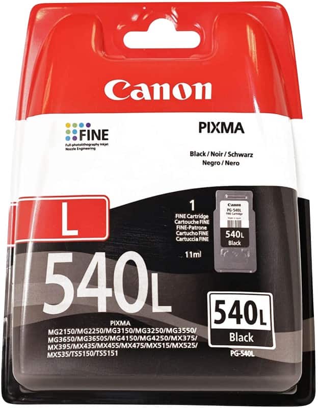 Canon PG-540L Originele Inktcartridge Zwart