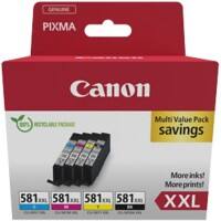 Canon CLI-581XX Inktcartridge 1998C007 Zwart, Cyaan, Magenta, Geel Multipak  4 Stuks