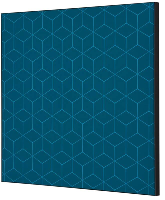 SHOWDOWN Hexagon Textielen Wanddecoratie Multikleur Aluminium