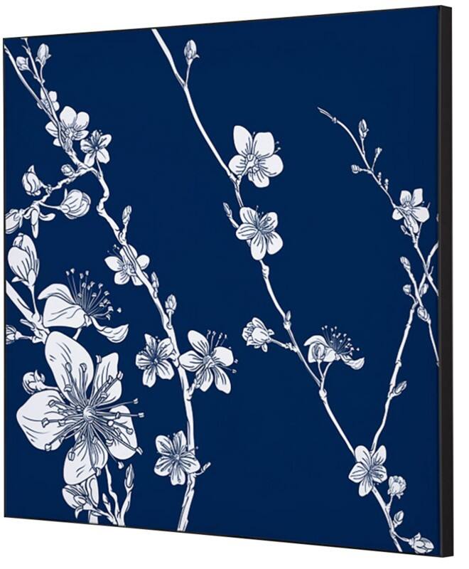 SHOWDOWN Japanese Blossom Textielen Wanddecoratie Multikleur Aluminium