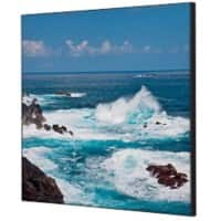 SHOWDOWN Sea Waves Textielen Wanddecoratie Multikleur Aluminium