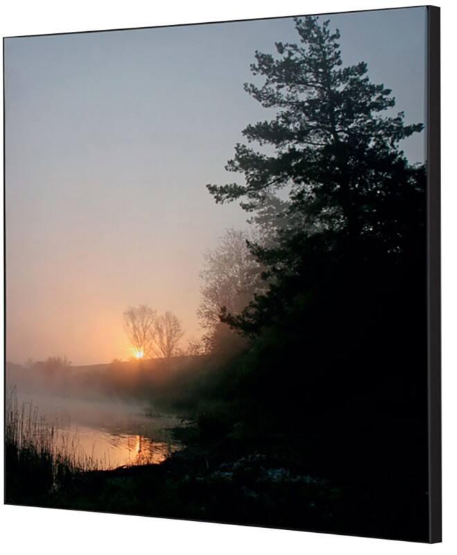 SHOWDOWN Forest Sunrise Textielen Wanddecoratie Multikleur Aluminium