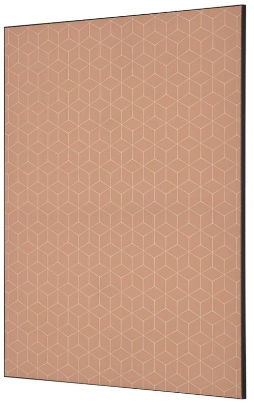 SHOWDOWN Hexagon Textielen Wanddecoratie Multikleur Aluminium