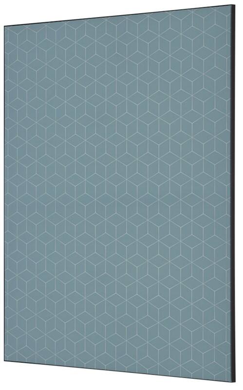 SHOWDOWN Hexagon Textielen Wanddecoratie Multikleur Aluminium