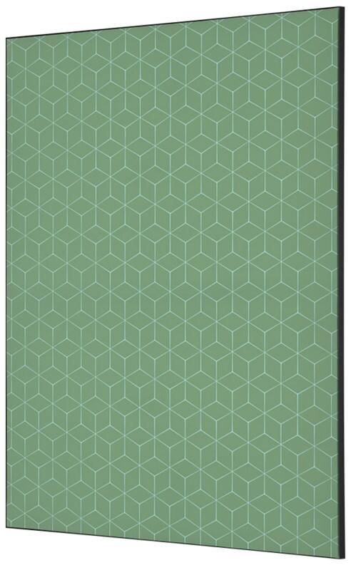 SHOWDOWN Hexagon Textielen Wanddecoratie Multikleur Aluminium