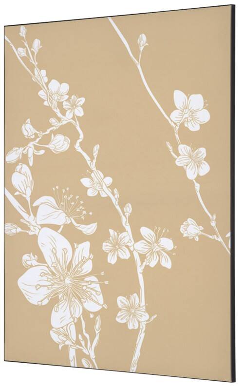 SHOWDOWN Japanese Blossom Textielen Wanddecoratie Multikleur Aluminium
