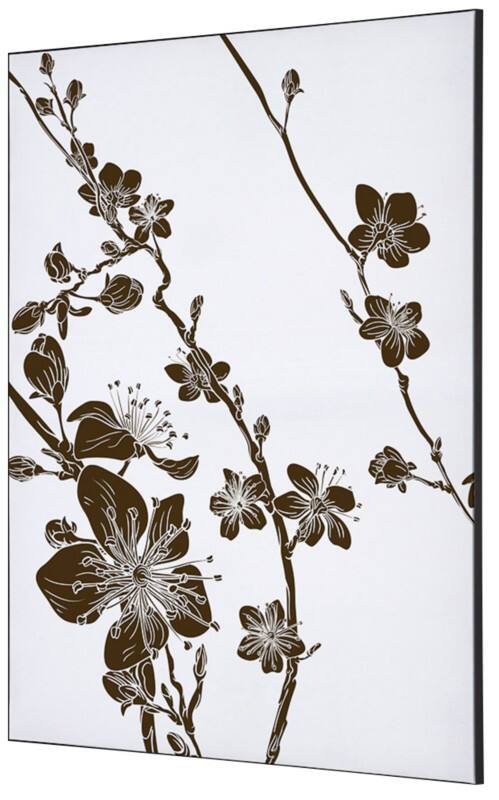 SHOWDOWN Japanese Blossom Textielen Wanddecoratie Multikleur Aluminium