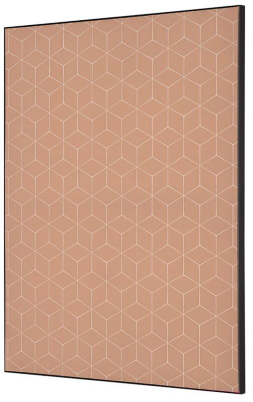 SHOWDOWN Hexagon Textielen Wanddecoratie Multikleur Aluminium
