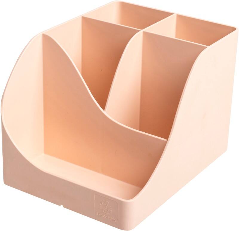 Exacompta Skandi Pennenbak Pen-Wave 5 vakken PS (polystyreen) Huidskleur