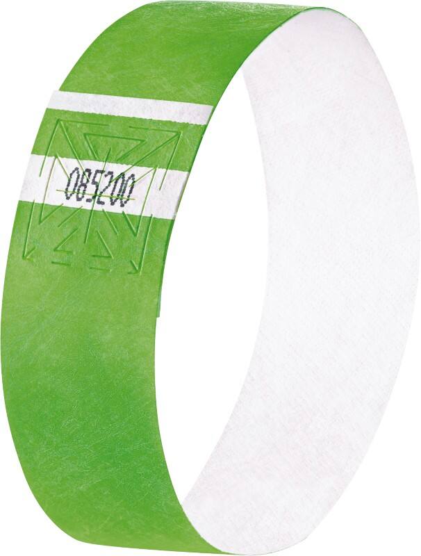 Sigel Super Soft Evenementen polsbandjes Neongroen 120 Stuks