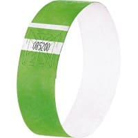 Sigel Super Soft Evenementen polsbandjes Neongroen 120 Stuks