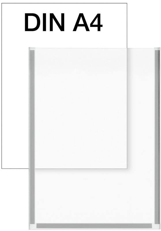 Kerkmann A4 Displayframe Transparant 44691400 210 (B) x 3 (D) x 297 (H) mm