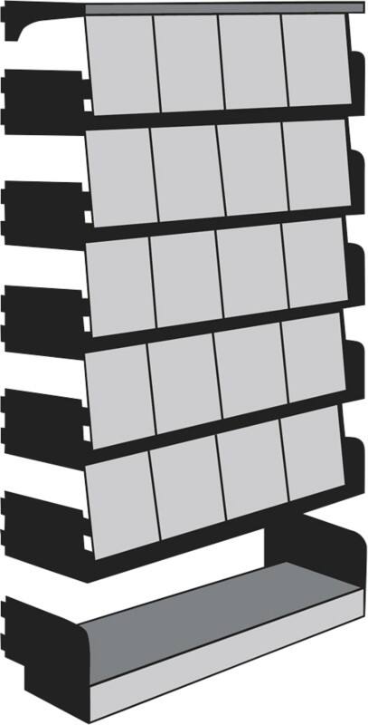 Kerkmann Folderhouder Grijs 52884111 1,000 (B) x 300 (D) x 2,000 (H) mm