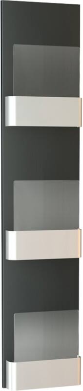 Kerkmann Folderhouder Wandmontage Zilver 43659414 26 x 6,5 x 120 cm