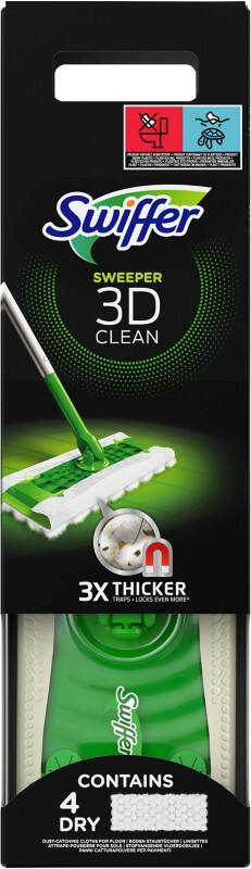 Swiffer Vloerreiniger Startset Groen, wit 8006540040836