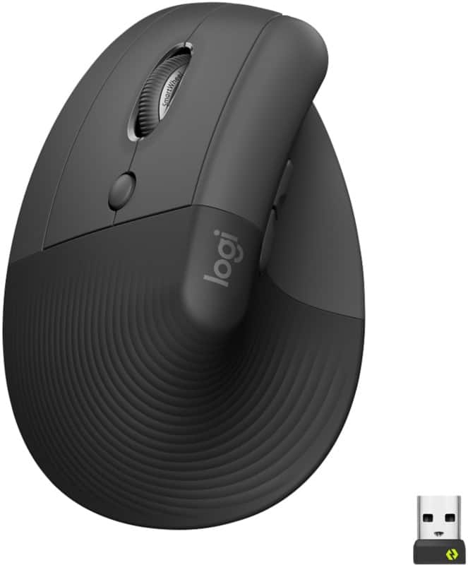Logitech Draadloze muis Draadloos Grijs Geschikt voor linkshandigen