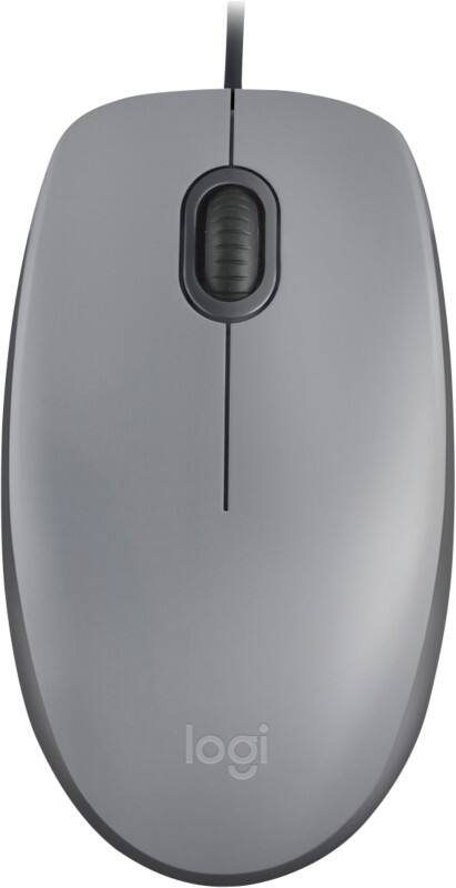 Logitech Silent M110 Muis Bedraad Grijs Geschikt voor linkshandigen