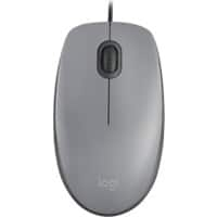 Logitech Silent M110 Muis Bedraad Grijs Geschikt voor linkshandigen