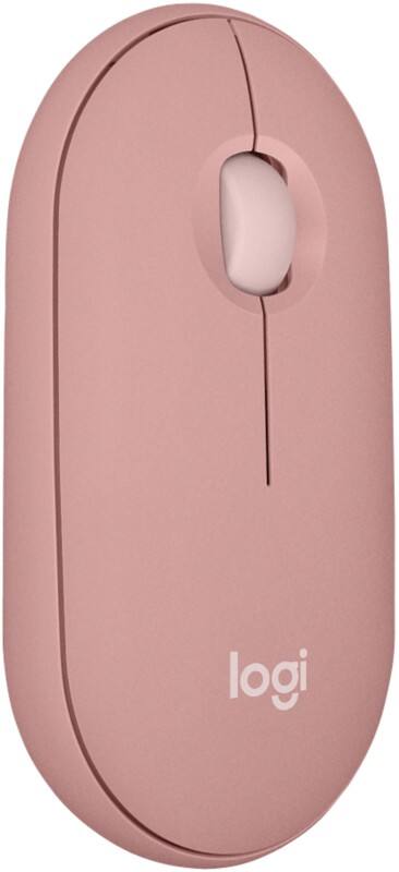 Logitech Pebble 2 M350s Draadloze muis Draadloos Roze Geschikt voor linkshandigen