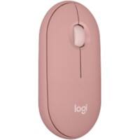 Logitech Pebble 2 M350s Draadloze muis Wit Geschikt voor linkshandigen