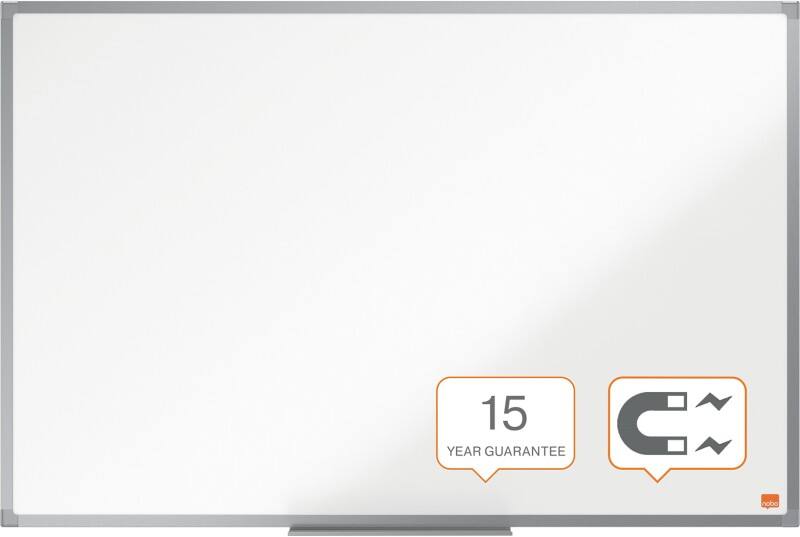 Nobo Essence Whiteboard 1905210 wandmontage magnetisch gelakt staal 90 x 60 cm