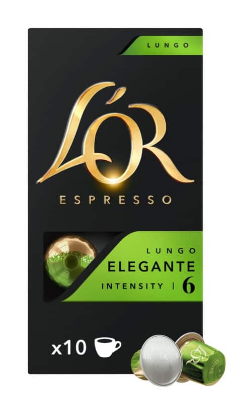 L'OR Lungo Elegant Koffiecups Nespresso Capsules Medium 100 Stuks à 0,5 g