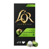 L'OR Espresso Lungo Elegante Koffiecups Medium Pak van 100 à 0,5 g