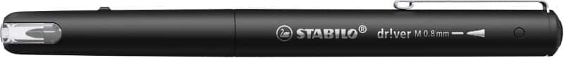 STABILO dr!ver Viltstift 0,8 mm Viltstift Zwart 1089/46