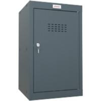 Phoenix Staal Garderobekast 1 Deur Sleutelslot 400 x 400 x 665 mm Antraciet, grijs