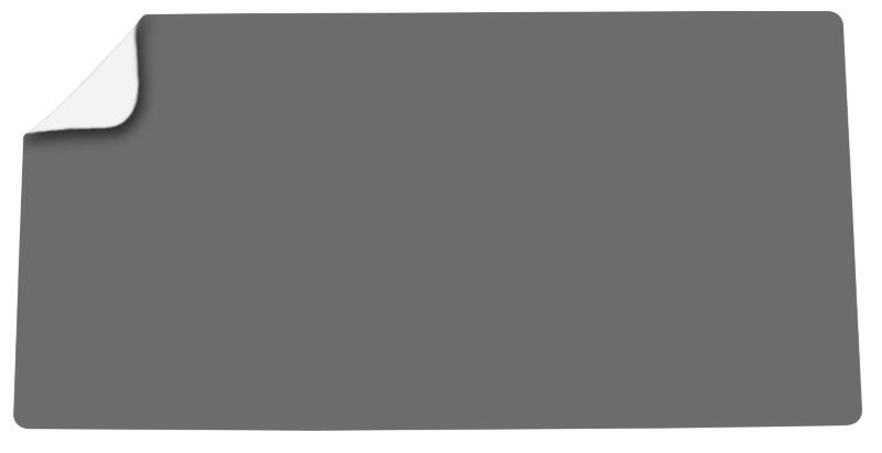 Deflecto Bureauonderlegger Kunstleer, PVC (Polyvinylchloride) Grijs, wit 120 x 60 cm