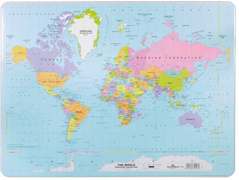 DURABLE Bureauonderlegger Multikleur 53 x 38 cm