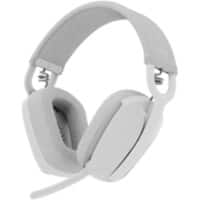 Logitech Zone Vibe Headset Over het hoofd Met bluetooth Met microfoon Stereo 100 Wit