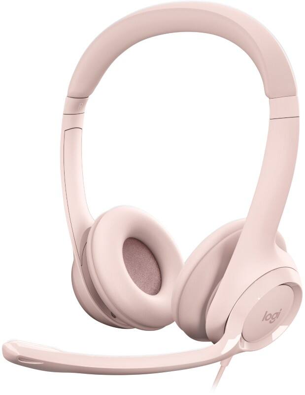 Logitech H390 Headset Over het hoofd Met microfoon Stereo Roze