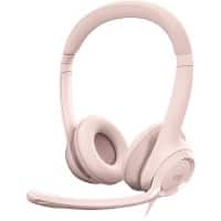 Logitech Headset Over het hoofd Met microfoon Stereo H390 Roze