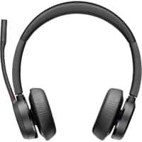 poly Voyager Headset Over het hoofd Met Bluetooth Met microfoon 4320 Zwart