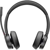 poly Voyager Headset Over het hoofd Met Bluetooth Microfoon 4320 Zwart